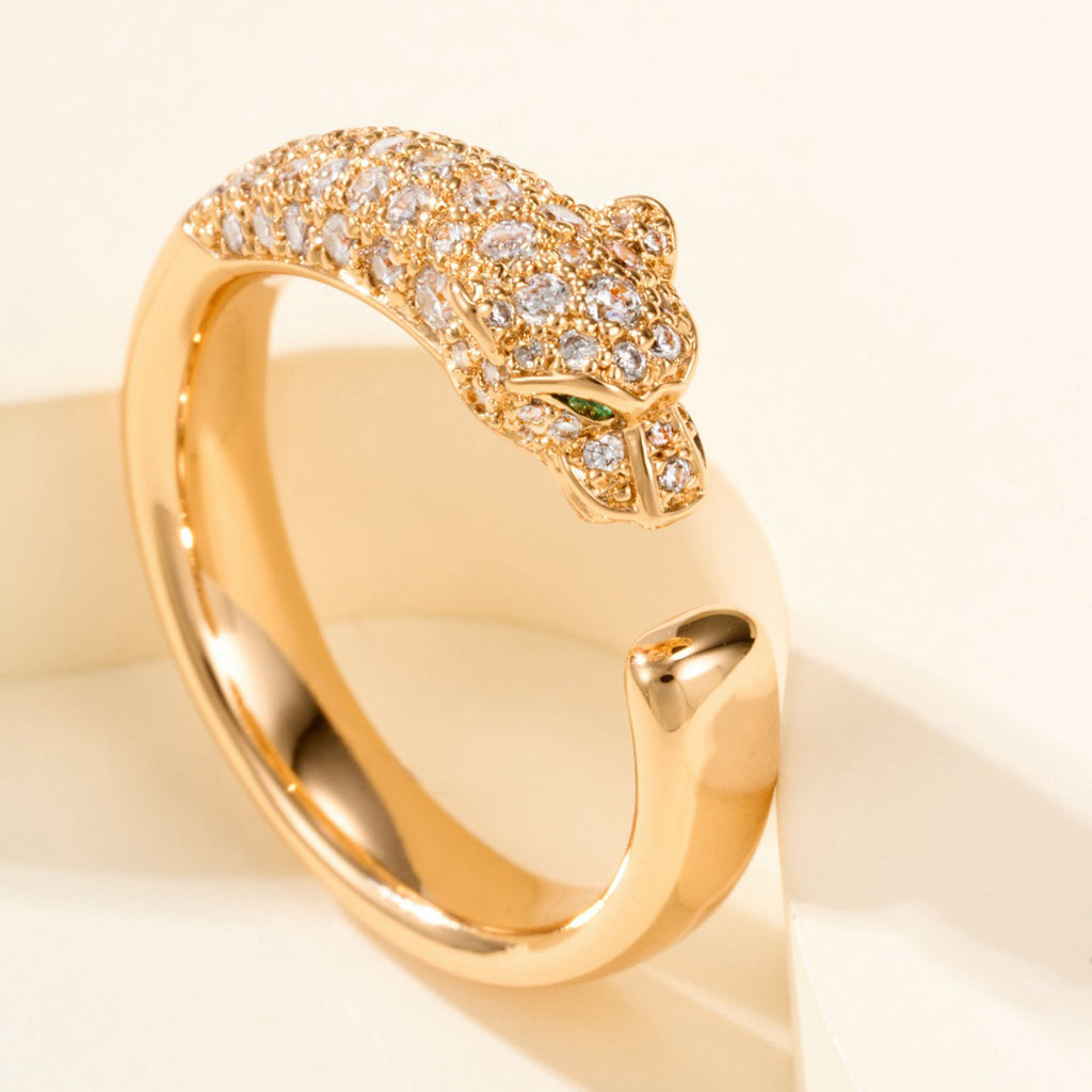 [Stars Jewelry]PANTHERE HALF DIAMOND SMALL RING