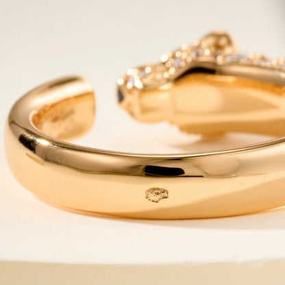 [Stars Jewelry]PANTHERE HALF DIAMOND SMALL RING