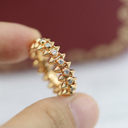 [Stars Jewelry]CLASH 6.8MM DIAMOND MEDIUM RING