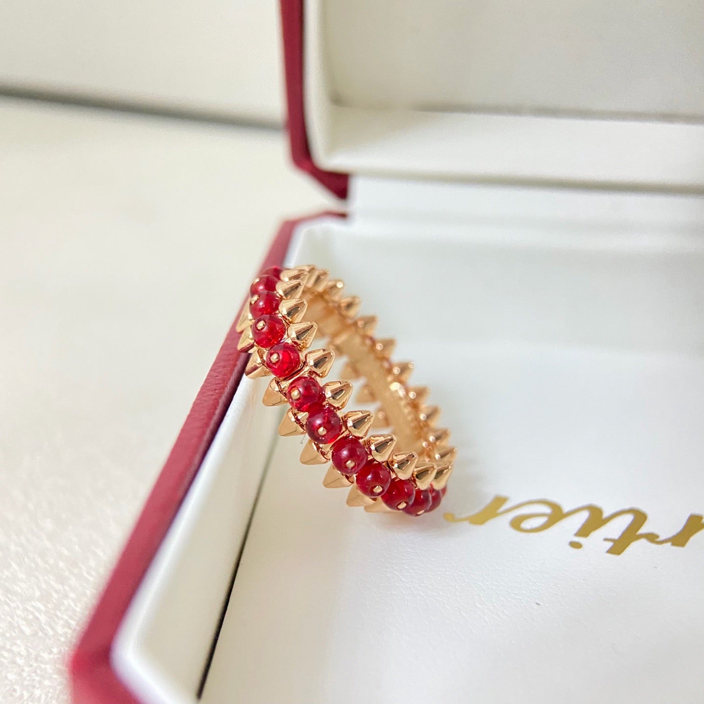 [Stars Jewelry]CLASH 7.9MM AGATE CHALCEDONY RING