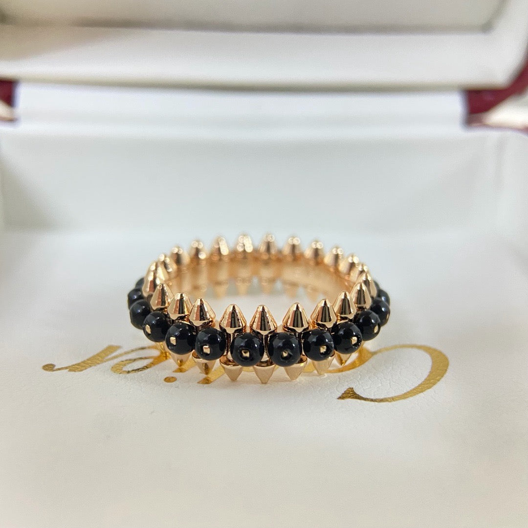 [Stars Jewelry]CLASH 7.9MM AGATE CHALCEDONY RING