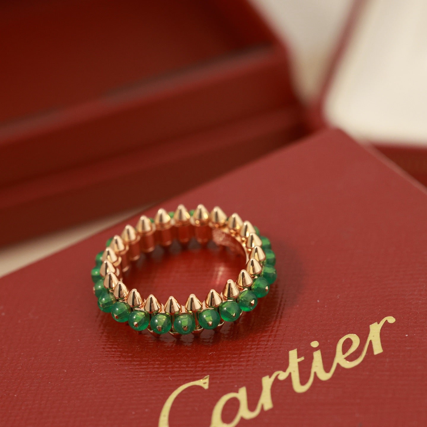 [Stars Jewelry]CLASH 7.9MM AGATE CHALCEDONY RING