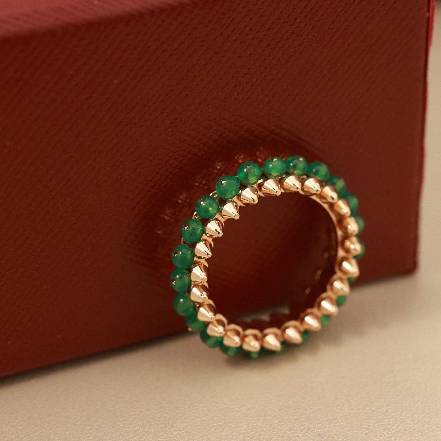 [Stars Jewelry]CLASH 7.9MM AGATE CHALCEDONY RING