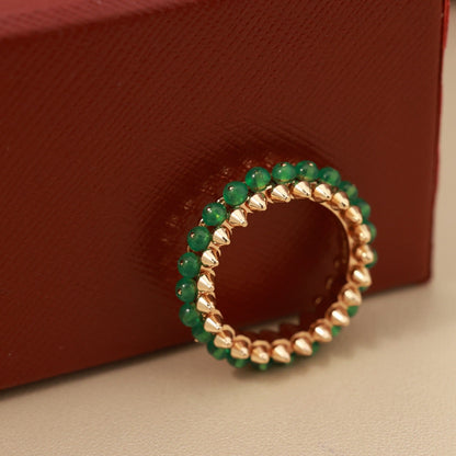 [Stars Jewelry]CLASH 7.9MM AGATE CHALCEDONY RING