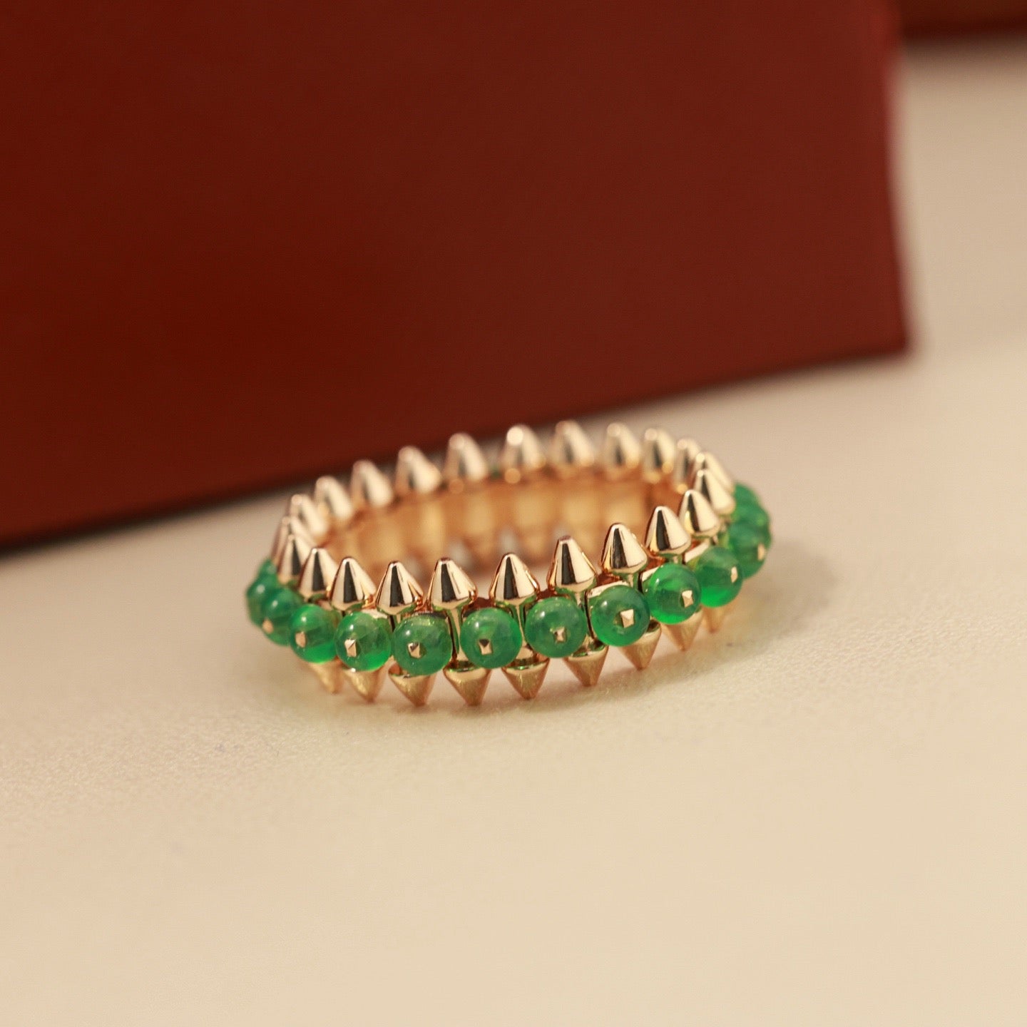 [Stars Jewelry]CLASH 7.9MM AGATE CHALCEDONY RING