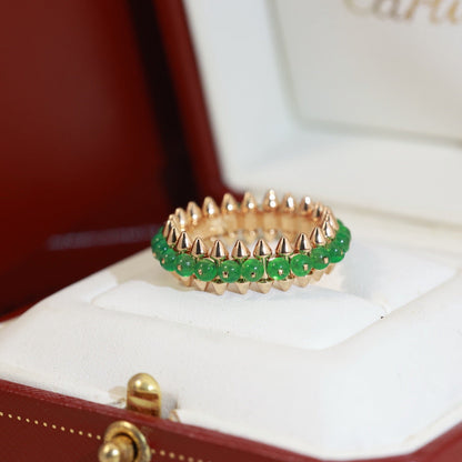 [Stars Jewelry]CLASH 7.9MM AGATE CHALCEDONY RING