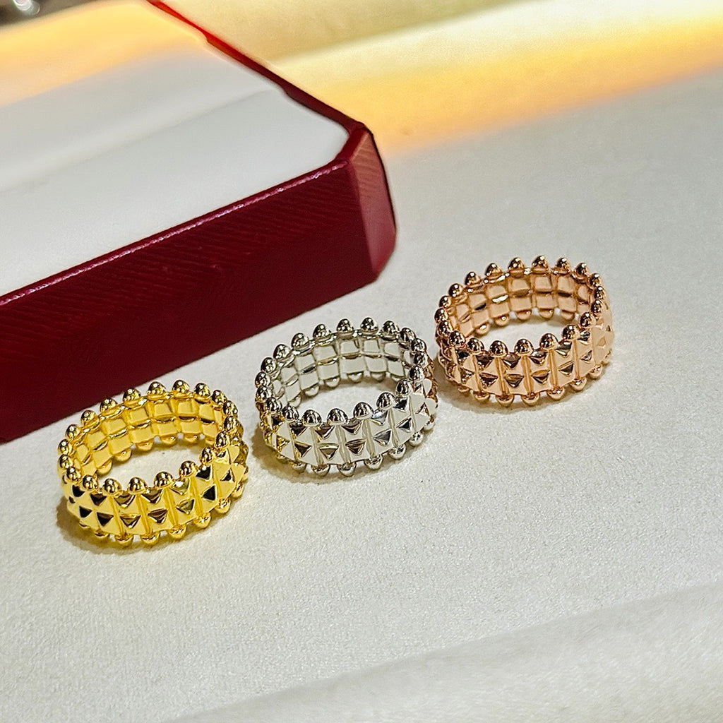 [Stars Jewelry]CLASH 9.2MM DOUBLE ROW RING