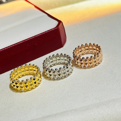 [Stars Jewelry]CLASH 9.2MM DOUBLE ROW RING