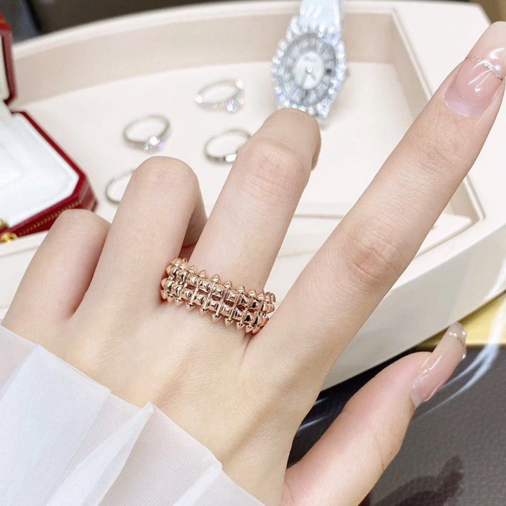 [Stars Jewelry]CLASH 9.2MM DOUBLE ROW RING