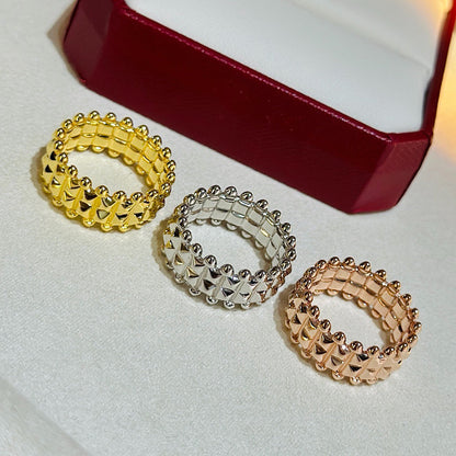 [Stars Jewelry]CLASH 9.2MM DOUBLE ROW RING
