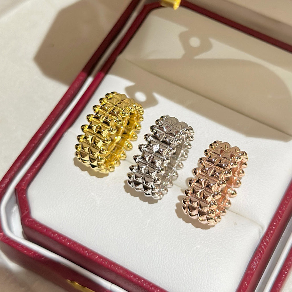[Stars Jewelry]CLASH 9.2MM DOUBLE ROW RING