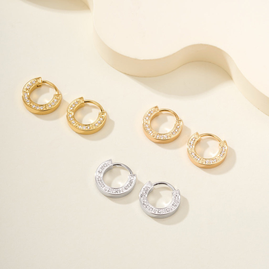 [Stars Jewelry]LOVE DIAMOND EARRINGS