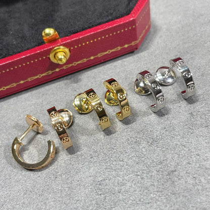 [Stars Jewelry]LOVE EARRINGS 2.65 MM NO DIAMOND SMALL