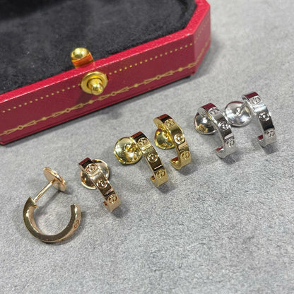 [Stars Jewelry]LOVE EARRINGS 2.65 MM NO DIAMOND SMALL