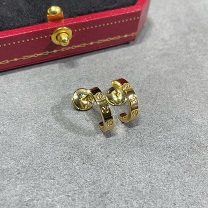 [Stars Jewelry]LOVE EARRINGS 2.65 MM NO DIAMOND SMALL