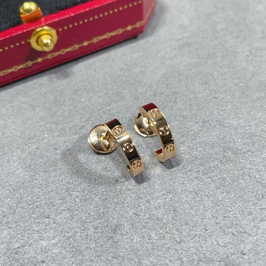 [Stars Jewelry]LOVE EARRINGS 2.65 MM NO DIAMOND SMALL