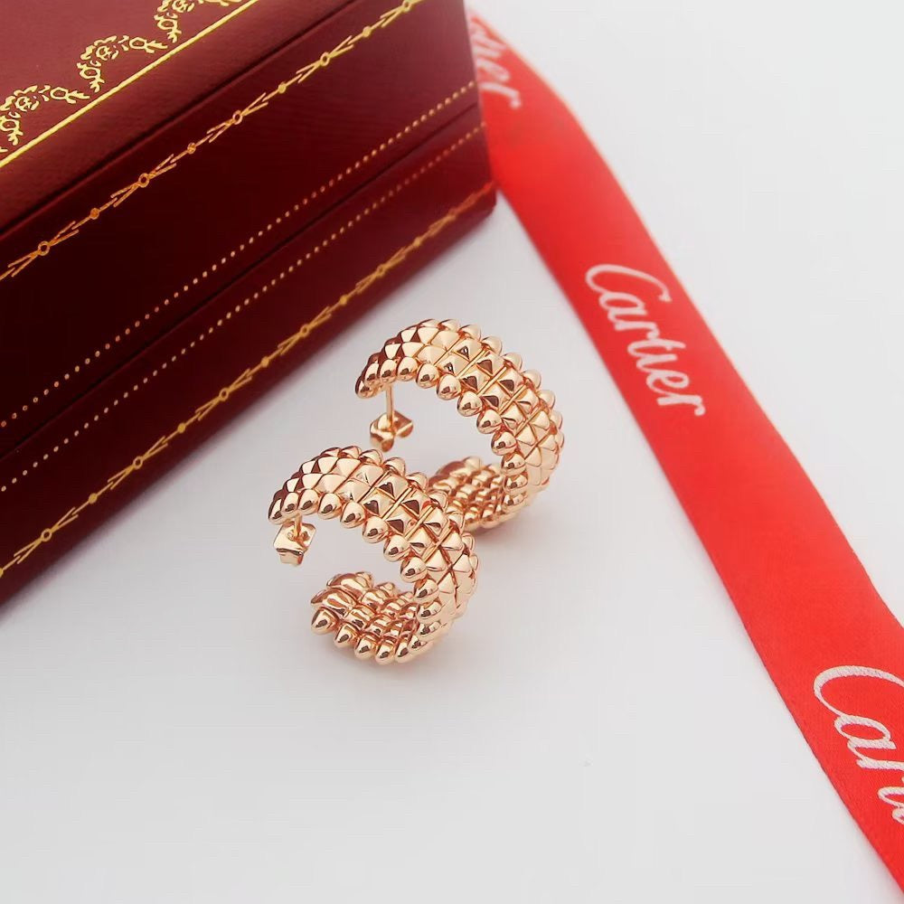 [Stars Jewelry]CLASH 9.2MM DOUBLE ROW EARRINGS