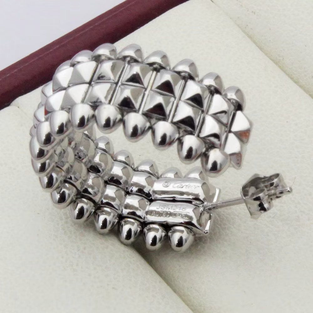 [Stars Jewelry]CLASH 9.2MM DOUBLE ROW EARRINGS