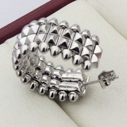 [Stars Jewelry]CLASH 9.2MM DOUBLE ROW EARRINGS