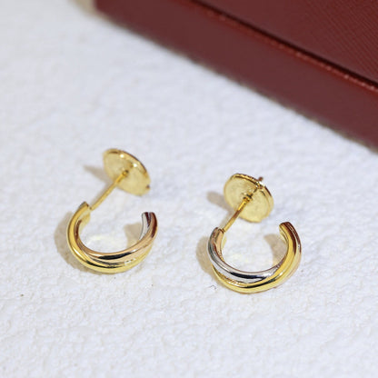 [Stars Jewelry]TRINITY ON DIAMOND MINI EARRINGS