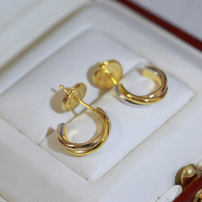 [Stars Jewelry]TRINITY ON DIAMOND MINI EARRINGS