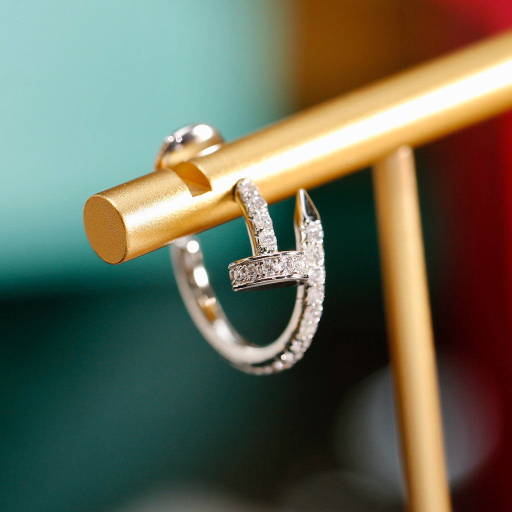 [Stars Jewelry]JUSTE FULL DIAMOND SMALL EARRINGS
