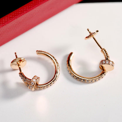[Stars Jewelry]JUSTE FULL DIAMOND SMALL EARRINGS