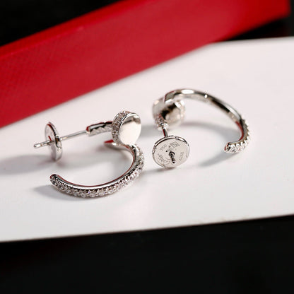 [Stars Jewelry]JUSTE FULL DIAMOND SMALL EARRINGS