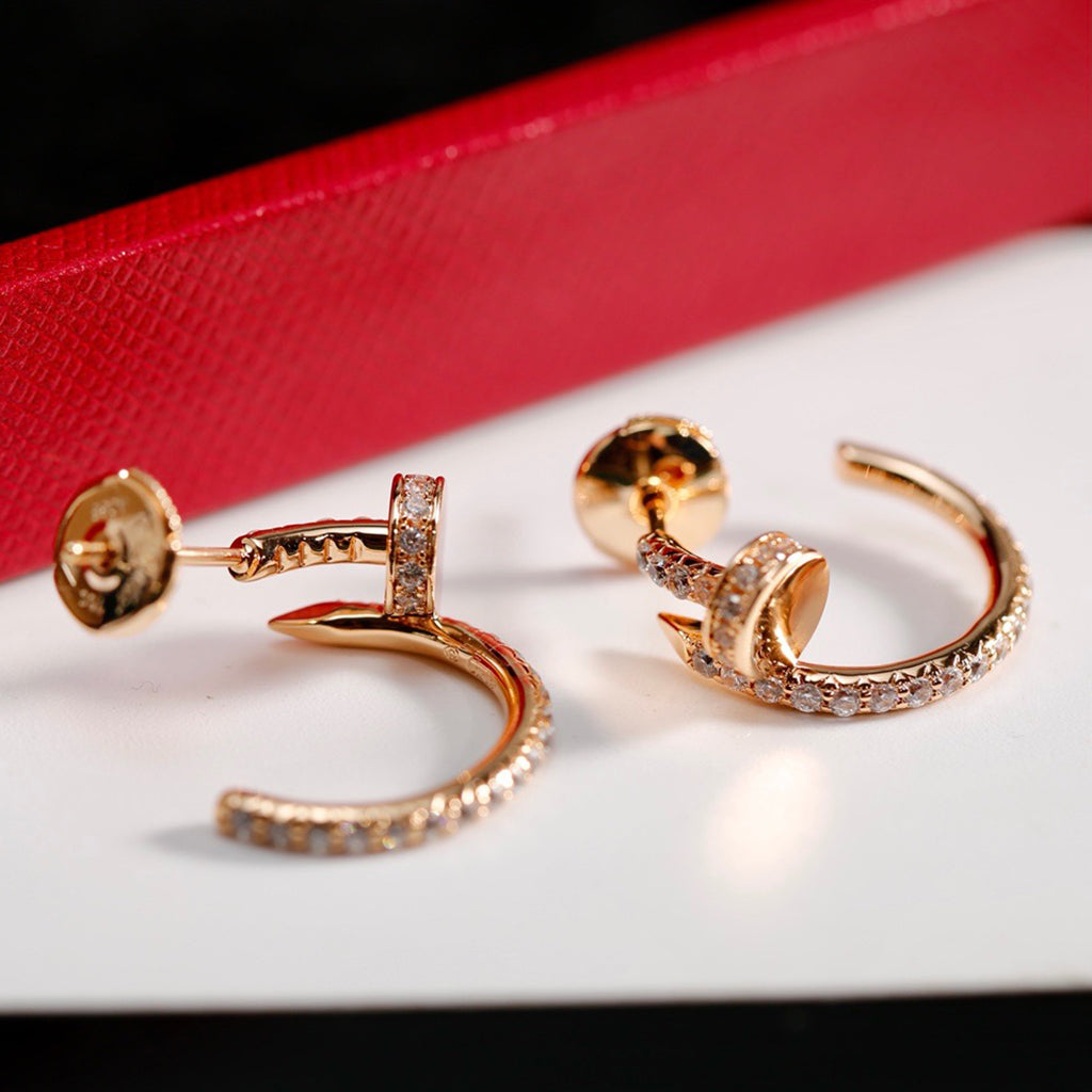 [Stars Jewelry]JUSTE FULL DIAMOND SMALL EARRINGS