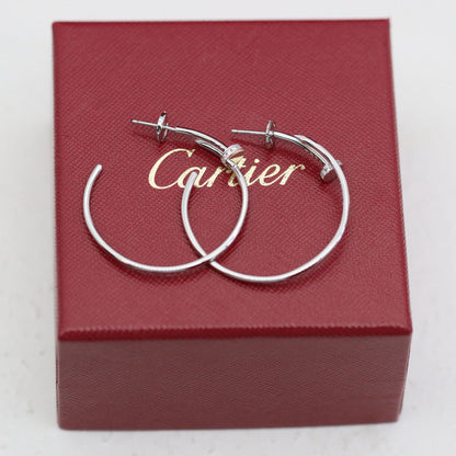 [Stars Jewelry]JUSTE HALF DIAMOND LARGE EARRINGS