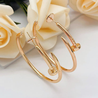 [Stars Jewelry]JUSTE NO DIAMOND LARGE EARRINGS