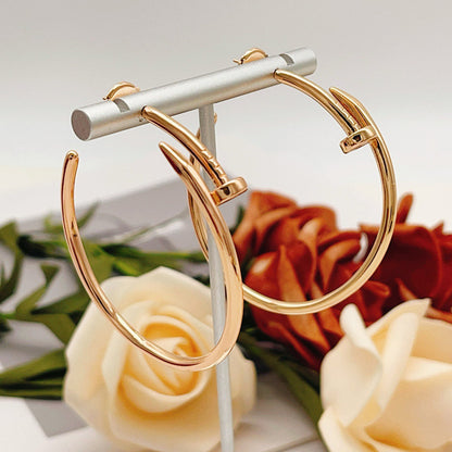 [Stars Jewelry]JUSTE NO DIAMOND LARGE EARRINGS
