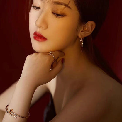 [Stars Jewelry]JUSTE NO DIAMOND LARGE EARRINGS
