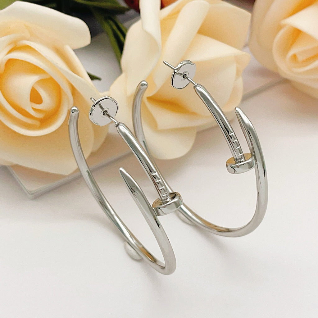 [Stars Jewelry]JUSTE NO DIAMOND LARGE EARRINGS