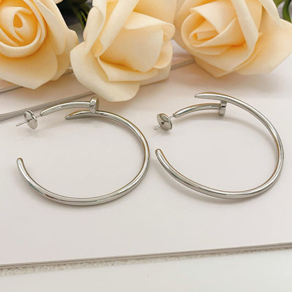 [Stars Jewelry]JUSTE NO DIAMOND LARGE EARRINGS