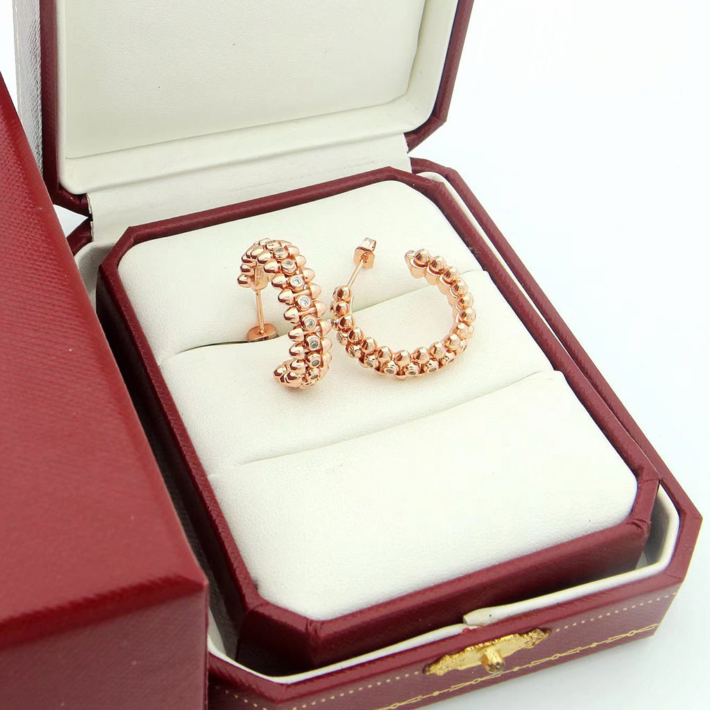 [Stars Jewelry]CLASH FULL DIAMOND MEDIUM EARRINGS