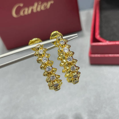 [Stars Jewelry]CLASH FULL DIAMOND MEDIUM EARRINGS