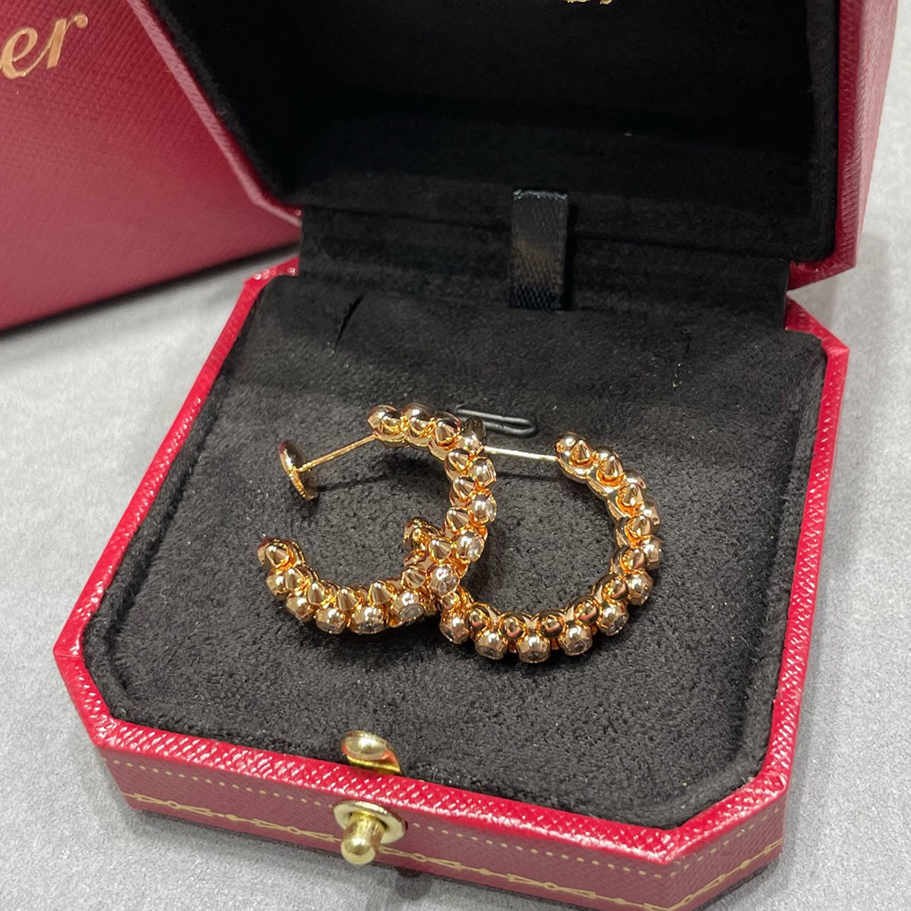 [Stars Jewelry]CLASH FULL DIAMOND MEDIUM EARRINGS