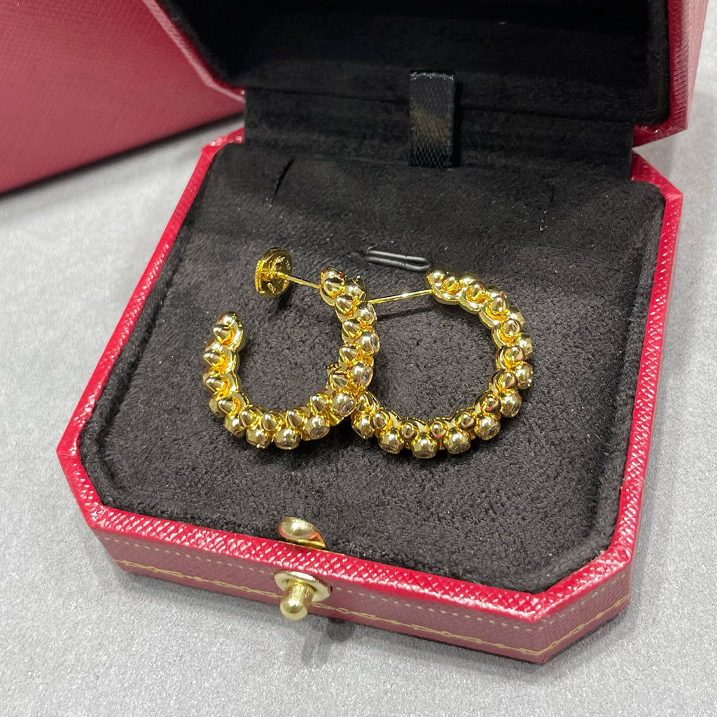 [Stars Jewelry]CLASH FULL DIAMOND MEDIUM EARRINGS