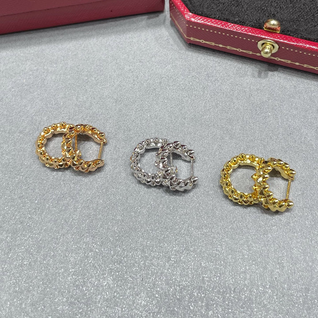[Stars Jewelry]CLASH MINI HOOP EARRINGS