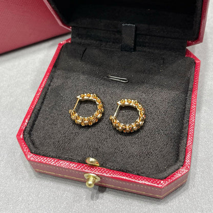 [Stars Jewelry]CLASH MINI HOOP EARRINGS
