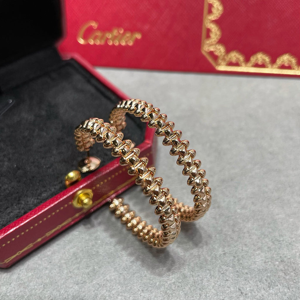 [Stars Jewelry]CLASH HOOP LARGE EARRINGS