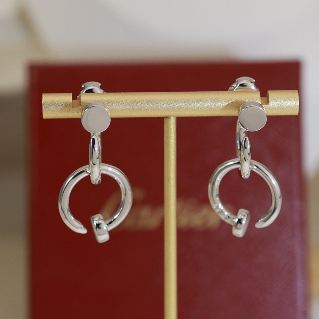 [Stars Jewelry]JUSTE NO DIAMOND DOUBLE EARRINGS