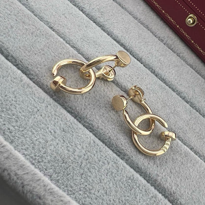 [Stars Jewelry]JUSTE NO DIAMOND DOUBLE EARRINGS