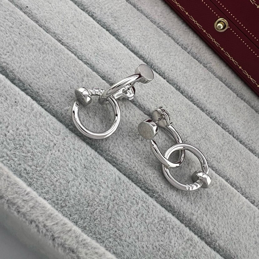 [Stars Jewelry]JUSTE NO DIAMOND DOUBLE EARRINGS