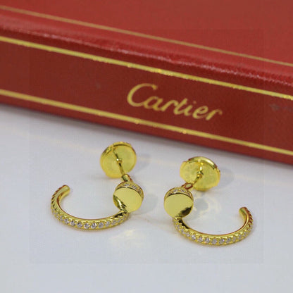 [Stars Jewelry]JUSTE FULL DIAMOND DOUBLE EARRINGS