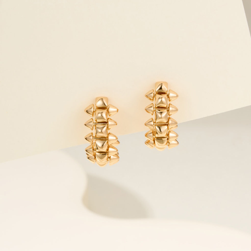 [Stars Jewelry]CLASH MINI HOOP EARRINGS