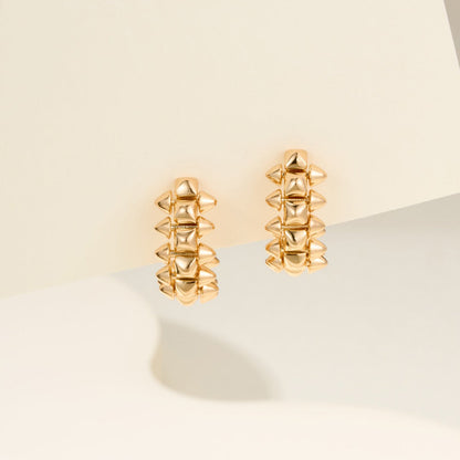 [Stars Jewelry]CLASH MINI HOOP EARRINGS