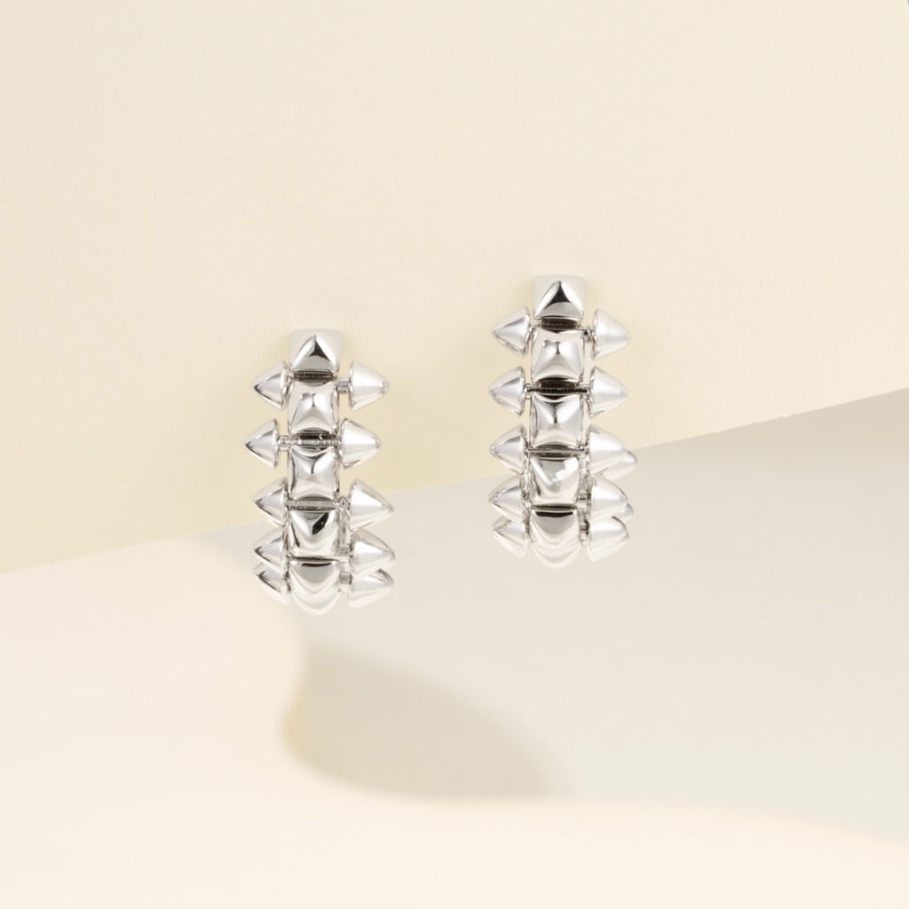 [Stars Jewelry]CLASH MINI HOOP EARRINGS