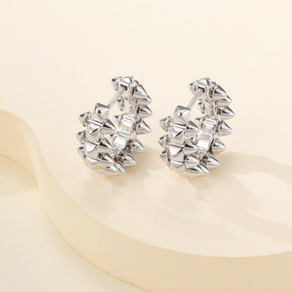 [Stars Jewelry]CLASH MINI HOOP EARRINGS
